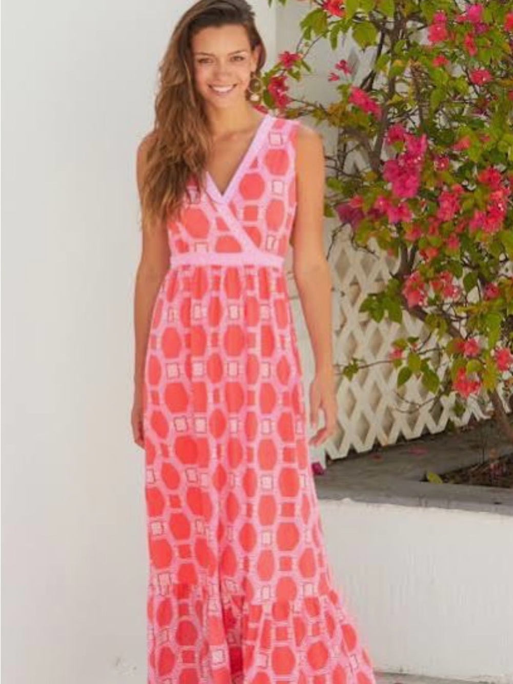CABANA LIFE Fall Maxi dress. Sz M.